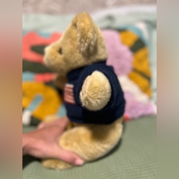 Ralph Lauren 1996 Vintage Polo Teddy Bear  Plush Flag Sweater - Picture 4 of 10